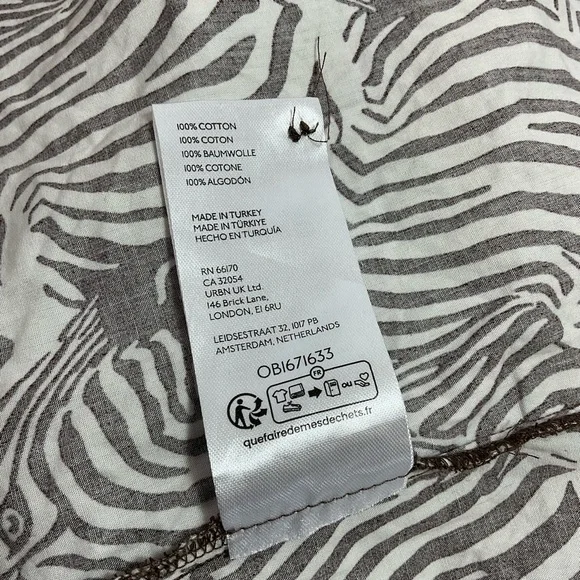 Anthropologie Maeve Bettina Dress Tiered zebra Print Buttondown Shirt Dr… - Picture 12 of 13